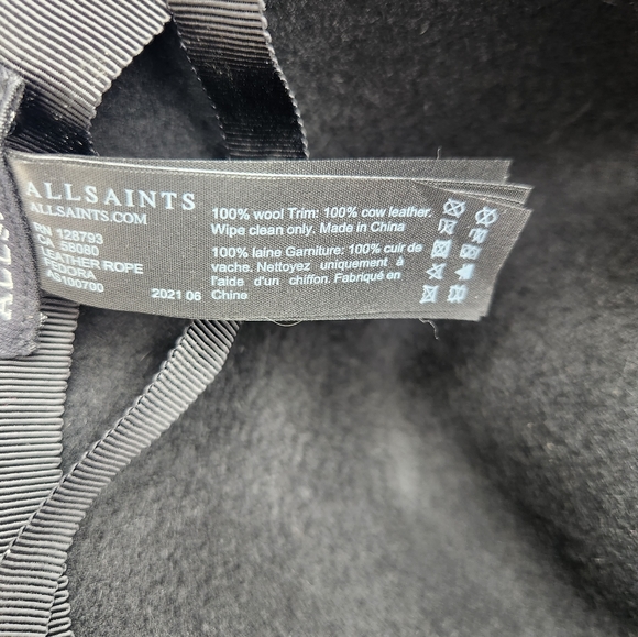 Leather rope Wool fedora - Picture 9 of 9